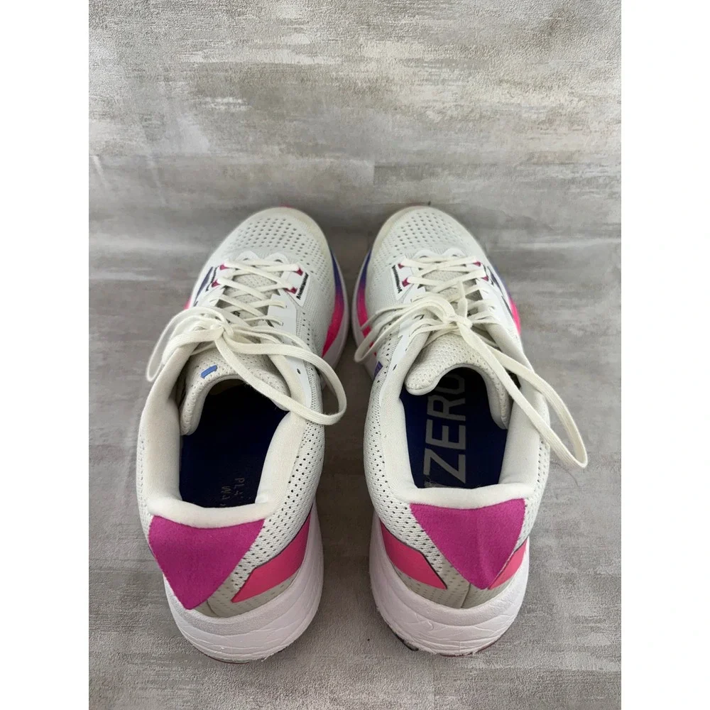 Adidas Adizero SL Men Running Shoes White Blue Pink GV9095 Size 10
